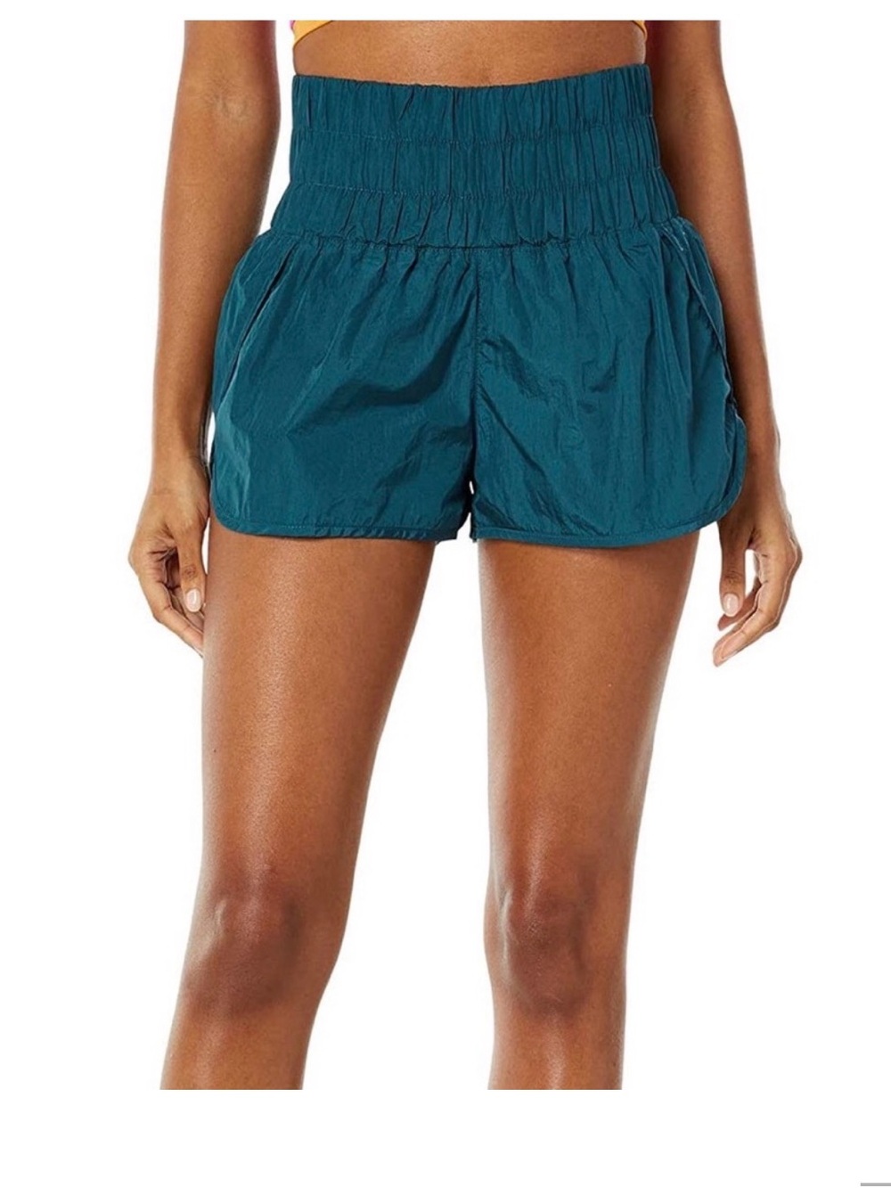 FP Movement by Free People Teal High-Waist Athletic Shorts